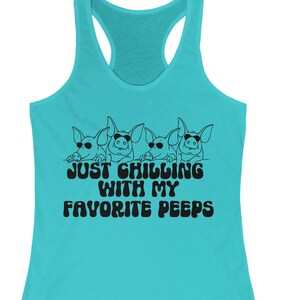 Regata Pig Mama, Dunedin Florida, presente para a mãe, dia das mães, presente para um amigo, camisa de viagem, roupas, regata para amantes de animais, presente para a avó