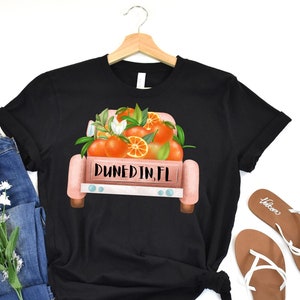 Camiseta Dunedin Florida, presente para a mãe, dia das mães, presente para um amigo, camisa de viagem, roupas, laranjas, nós amamos Dunedin, orgulho da cidade, doce vida