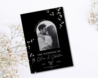 Photo Wedding Invitation | Custom Modern Wedding Template