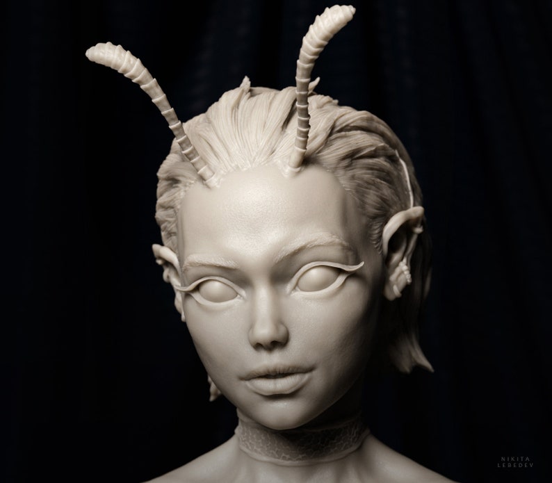 Faerie Resin Garage Kit Sculpture Mythical Goddess Statue Etsy