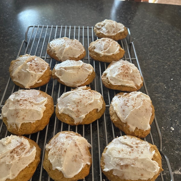 Biscuits glacés à la citrouille