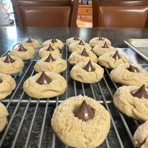 Peanut Butter Blossom cookies
