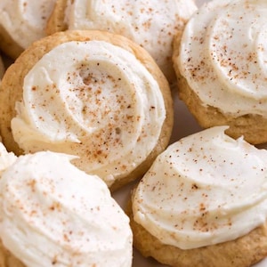 Eggnog cookies