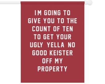 Cranberry Bliss -Home Alone Holiday Flag - Multiple Sizes