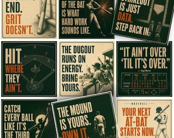 Baseball Lunch Notes – Encouragement Cards for Teen Athletes (Instant Download)