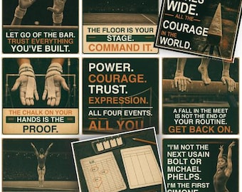 Gymnastics Lunch Notes for Teen Athletes – Encouragement Cards (Instant Download)