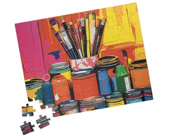 Artist Palette Puzzle (110-Piece)