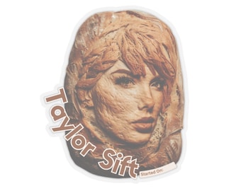 Taylor Sift Die Cut Sticker for Sourdough Starter Jars 2x2 Glossy Vinyl Durable and Fun Label for Bakers