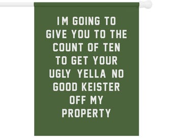 Evergreen Delight -Home Alone Holiday Flag - Multiple Sizes