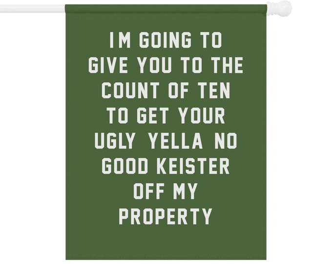 Evergreen Delight -Home Alone Holiday Flag - Multiple Sizes