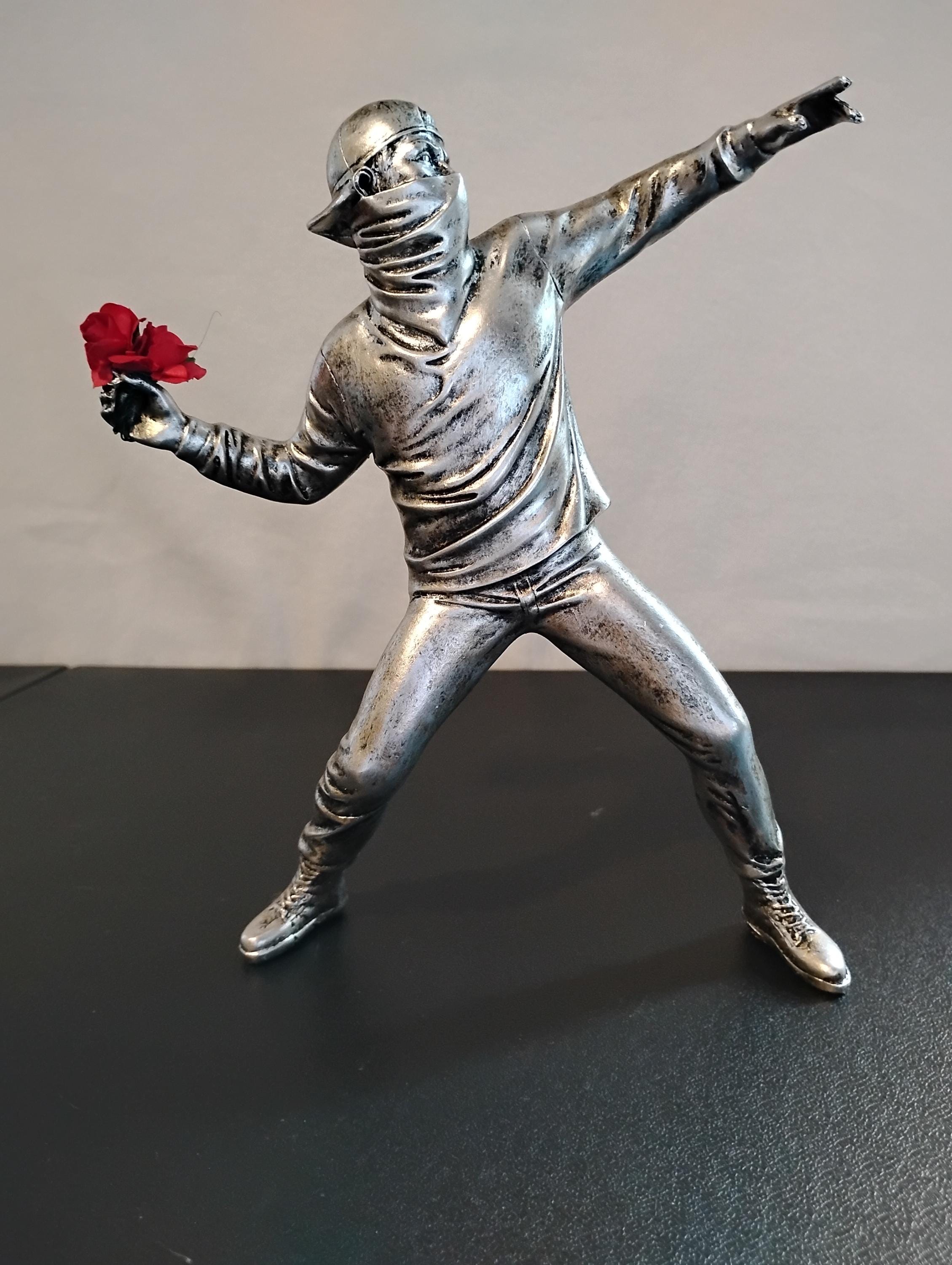 Banksy Figurines - Etsy