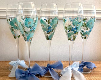 Hand painted glasses *please read description* NO TEXT