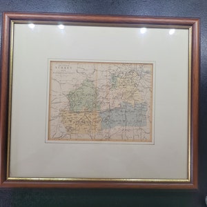 Antique map - The county of Surrey