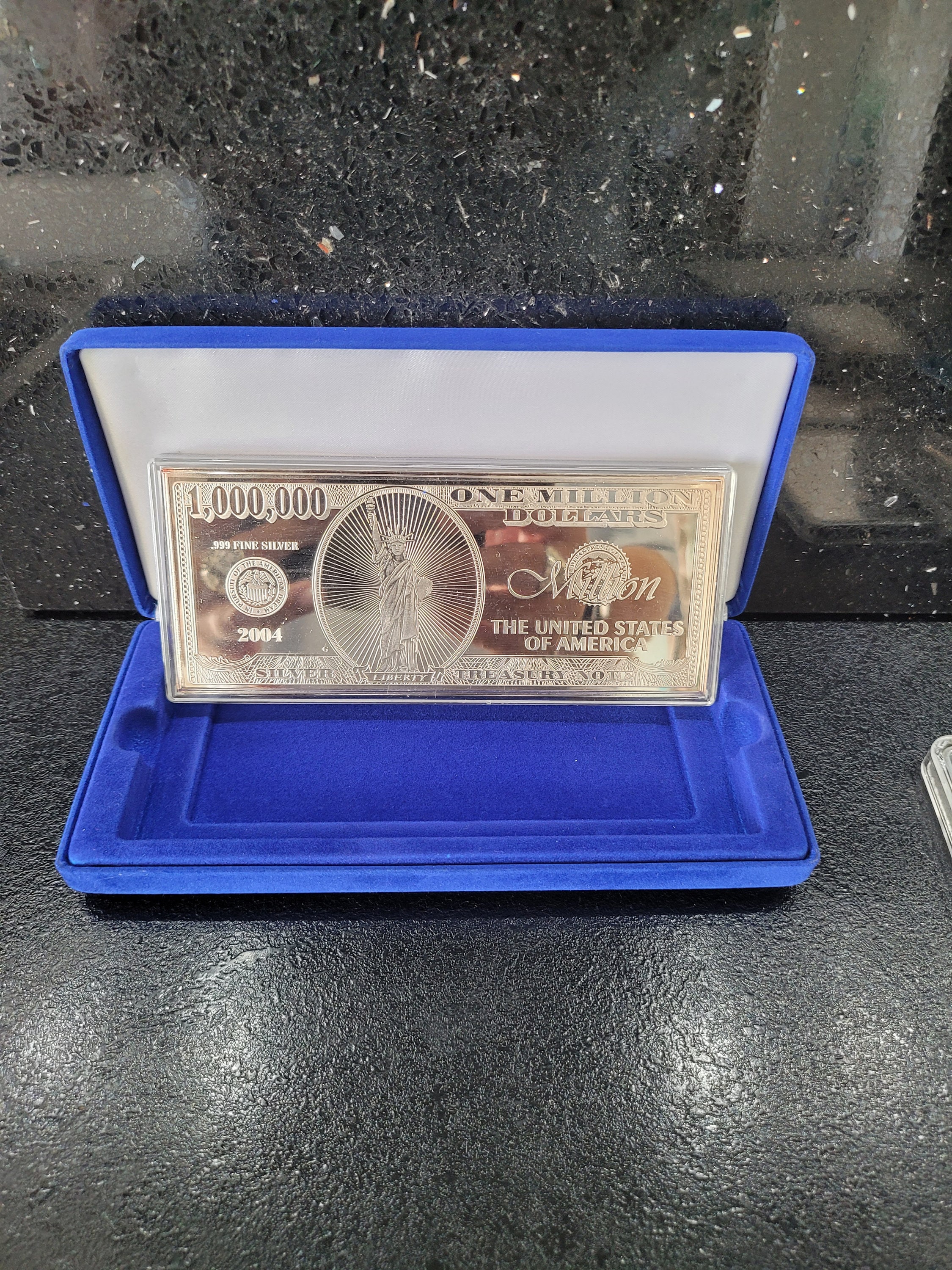 1 million dollar, 4 Troy oz proof silver note - Etsy 日本