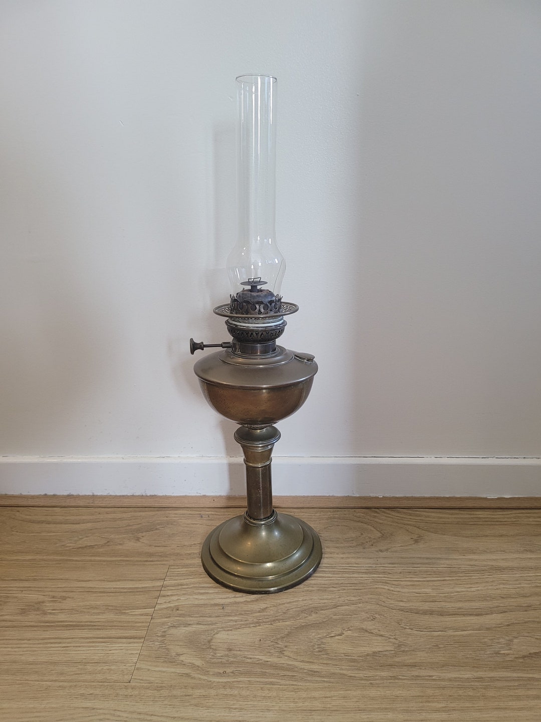 Giant Brass 'lampe Veritas' Oil Lamp Etsy