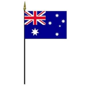 Australia flag eight x twelve inches.  Australia gift, Australia pride.  Free shipping. Australia table flag Mini Australia Flag