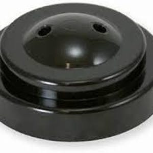 Two-Hole Miniature Flag Base, 4x6 Inch Flags, Black Plastic