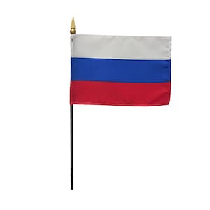 Russia Miniature Flag Eight x Twelve Inches, Russia Flag, Desktop Russia Flag, Russian Flag, Russian Pride, Russian Culture Free Shipping