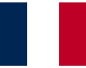 France Boat Flag, Marine-Grade Nylon (12" x 18")