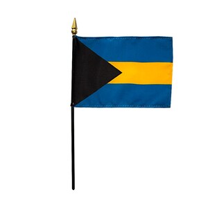 Bahamas Miniature Desk Flag (4x6 Inches)