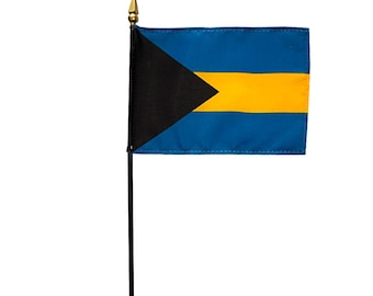 Bahamas Miniature Desk Flag (4x6 Inches)