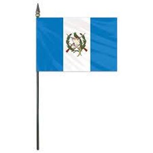 Guatemala flag eight x twelve inches.  Guatemala pride, Guatemala gift.  Guatemala miniature flag.  Free shipping. Guatemala Small Flag