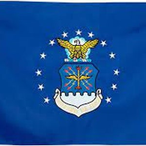 Envío gratuito. Bandera de nailon de la Fuerza Aérea de 60 x 90 cm. Fabricada en Estados Unidos.