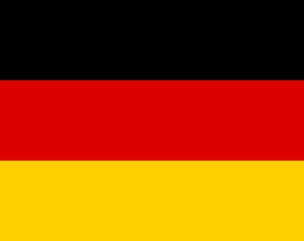 Germany Boat Flag: Marine-Grade Nylon, 12" x 18"