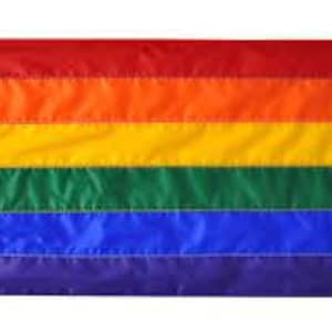 Rainbow Pride Flag Two x Three Feet Durable Nylon Pride Celebrations, Pride Parades, LGBTQ Pride Free Shipping