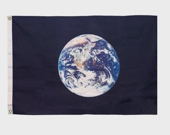Earth Flag, Durable Nylon, 3x5 Feet, Made in USA
