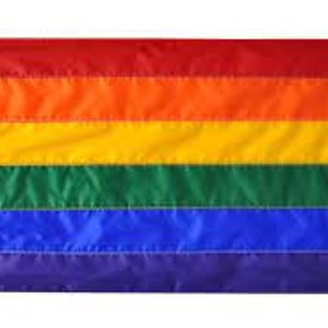 Rainbow Pride Flag 12 Inches x 18 Inches Durable Nylon Pride Celebrations, Pride Parades, LGBTQ Pride Free Shipping