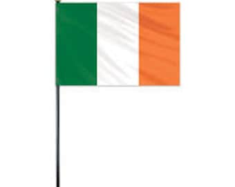 Bandera de escritorio de Irlanda, bandera irlandesa miniatura de 8x12