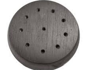 Solid Wood Ten Hole Miniature Flag Base – Desk Display