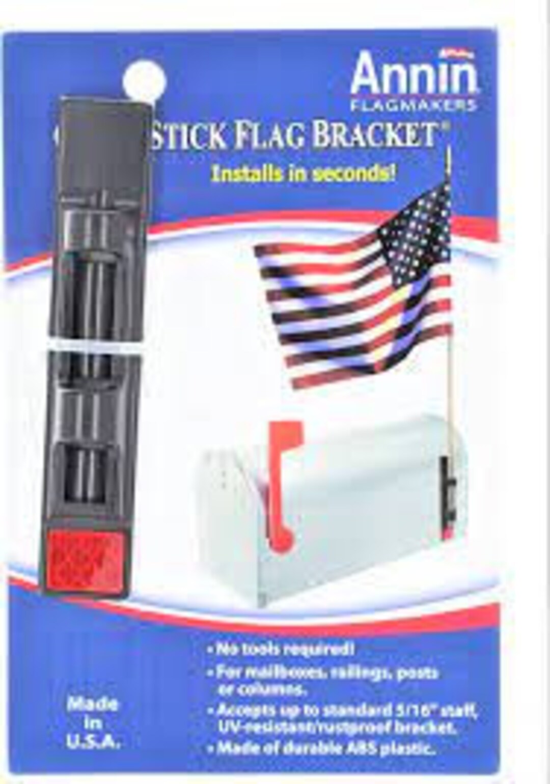 Quick Stick Flag Bracket Decorate Your Mailbox With a Flag Etsy