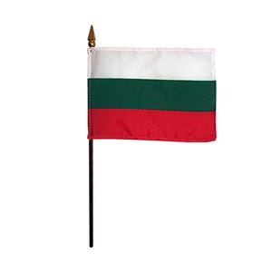 Bulgaria Miniature Flag 4&quot;x6&quot; Small Bulgaria Flag Bulgaria Desk Flag Bulgaria Tabletop Flag Bulgaria Flag Bulgaria Pride Bulgaria Culture