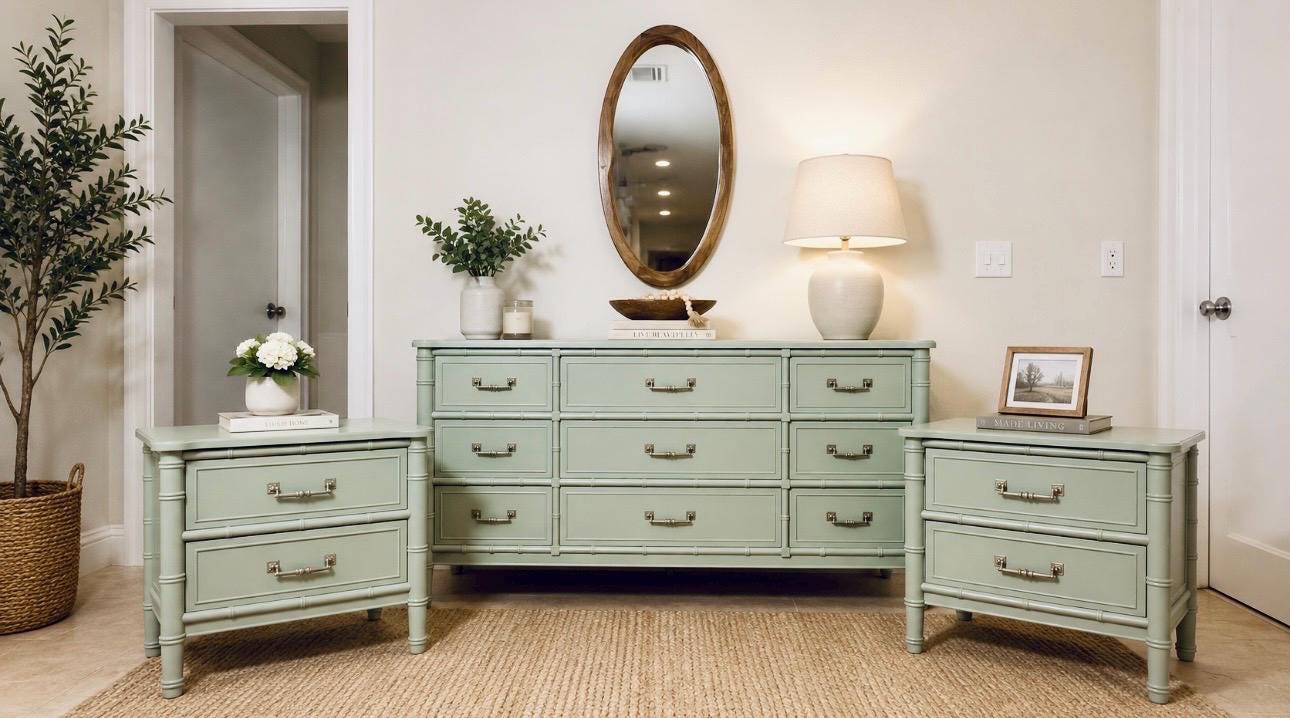 Sage Green Dresser - Etsy