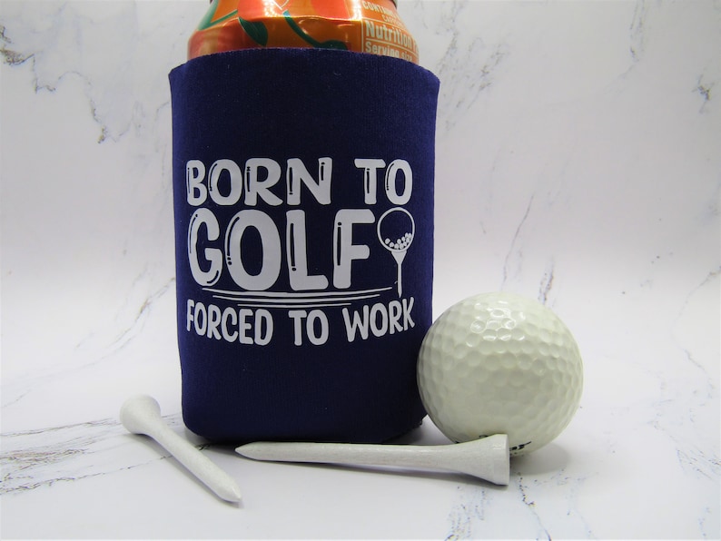 Golf Can Koozies Can Koozie Golf Gift Gift for Golfer Custom Can Koozie