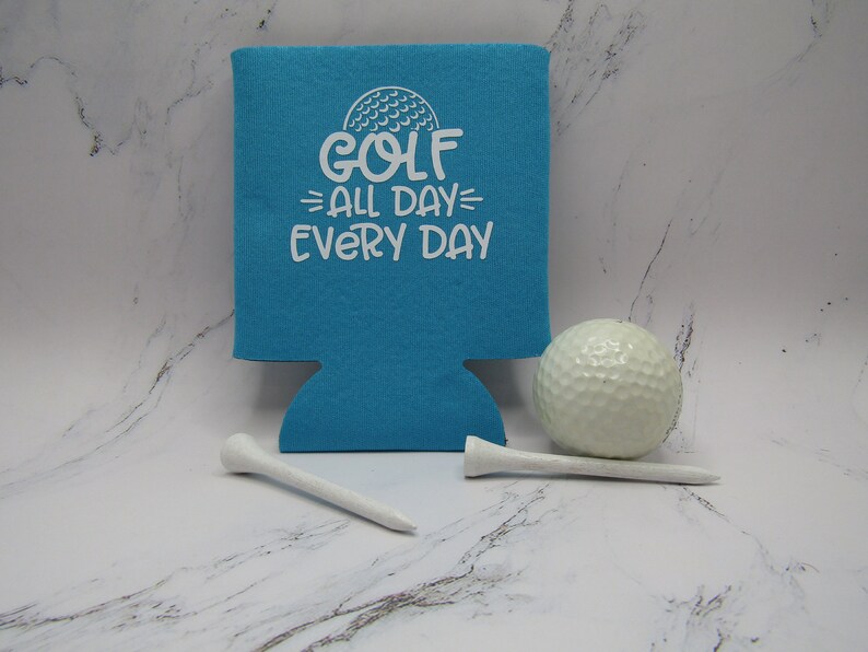 Golf Can Koozies Can Koozie Golf Gift Gift for Golfer Custom Can Koozie
