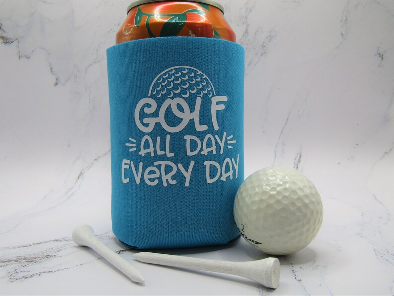 Golf Can Koozies Can Koozie Golf Gift Gift for Golfer Custom Can Koozie