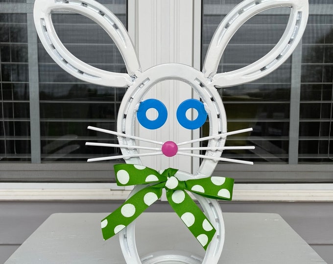 Easter Bunny Made From Horseshoes - Etsy
