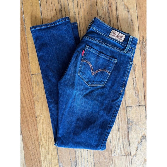 Levis 525 Perfect Waist Straight Leg Denim Jeans Women's - Etsy