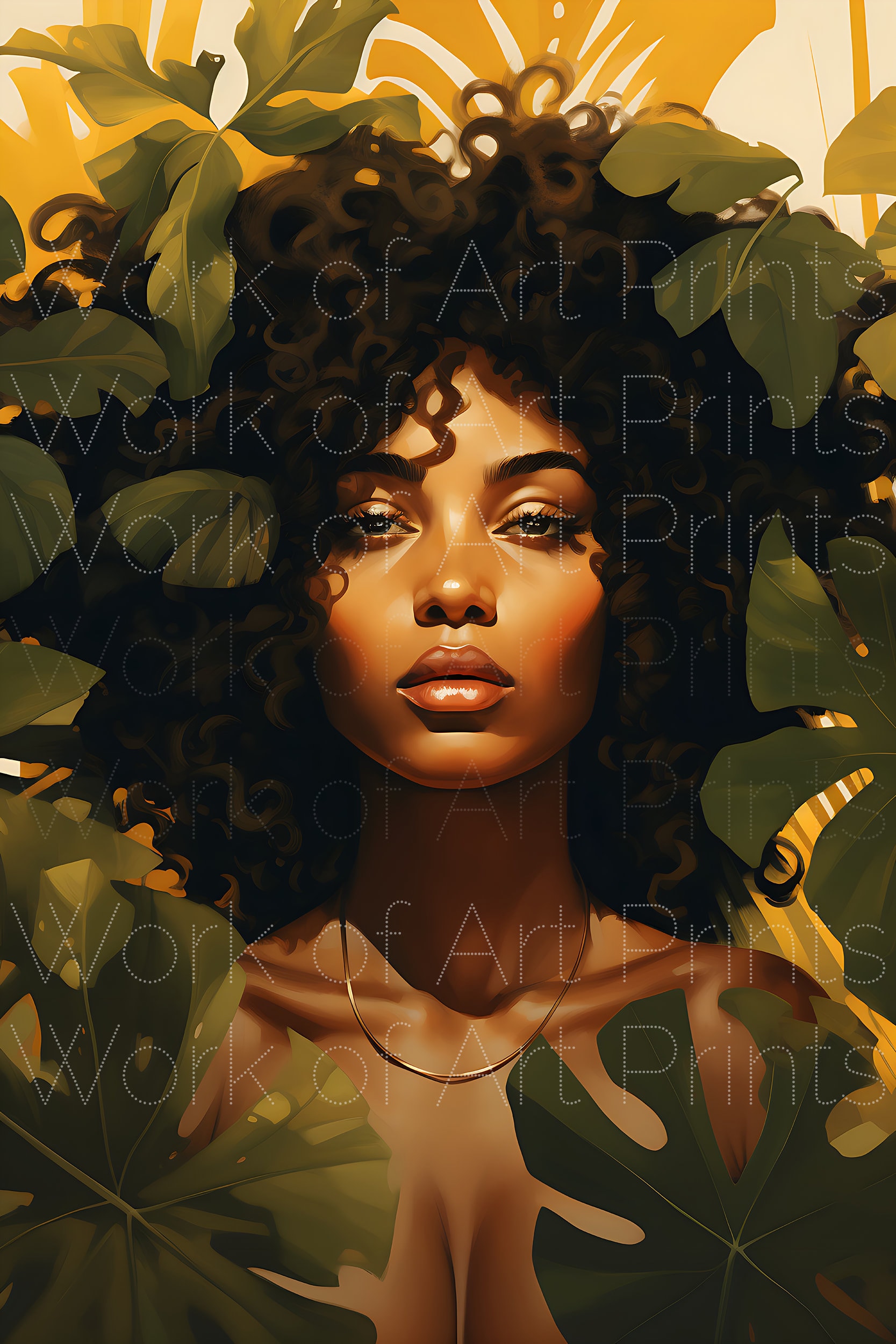 Exotic Black Nude Woman Art Nude Nature Art Melanin Afro Black