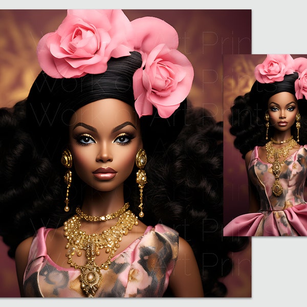 Black Barbie - Etsy