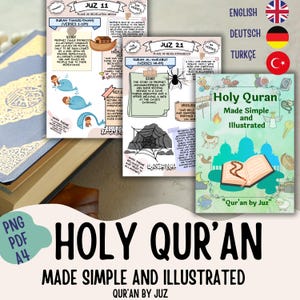 Przewodnik po Świętym Koranie / Łatwe w użyciu studium Koranu / Przewodnik po Koranie / Pobierz Koran w formacie PDF / Wydrukuj Koran w formacie PDF / Całe podsumowanie Koranu dla dzieci