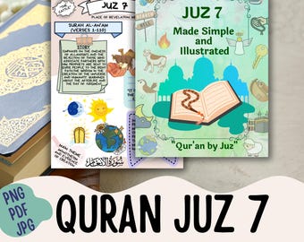 Corán / Corán en inglés / Corán Juz 7 / Surah Al-An'am / Surah Al-Ma'idah / Corán de Juz
