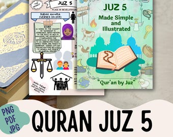 Corán / Corán en inglés / Corán Juz 5 / Sura An-Nisa / Corán de Juz