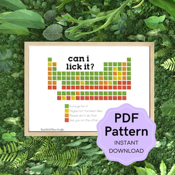 Can I Lick It Cross Stitch PDF Pattern