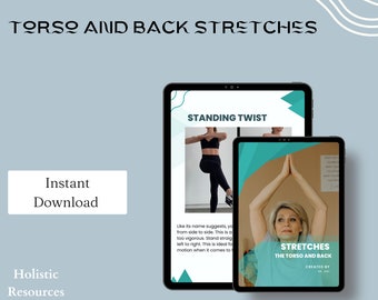 Torso and Back Stretches | health | exercise | excercise planner | Health and fitness | fitness planner | workout planner | stretching guide