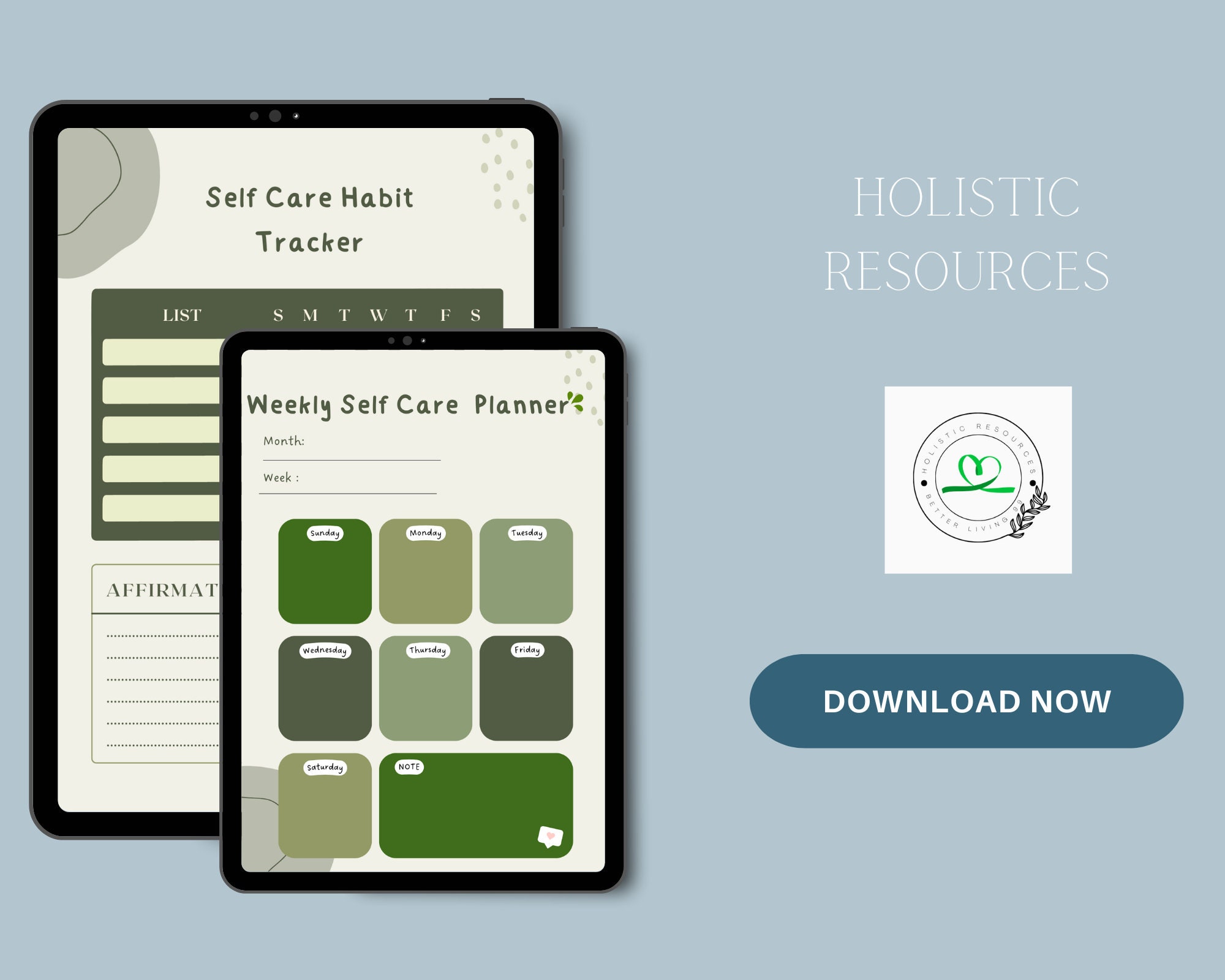 Self Care Planner | Digital Planner |self Care Journal | iPad Planner ...