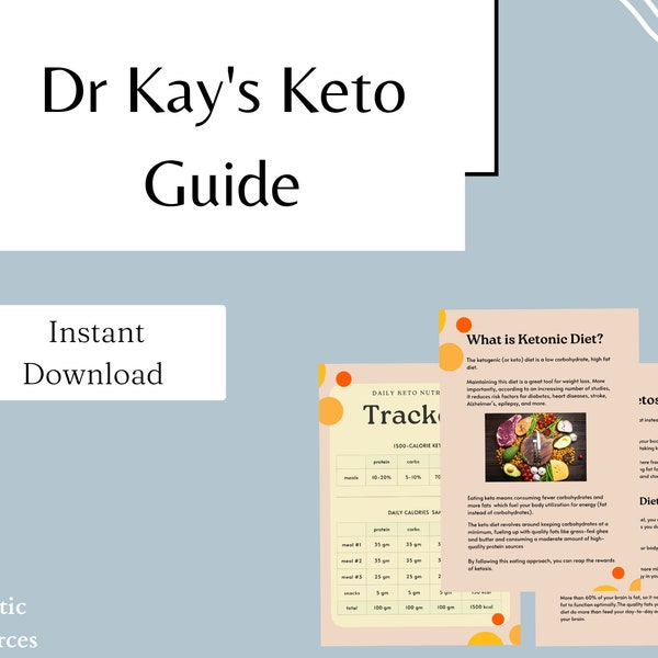 Ultimate Keto Beginners Bundle |Keto Planner,Keto Grocery List Printable | Keto Food List | Keto Tracker | Weekly Menu Planner | Meal Prep